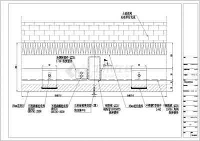 某地大型四層商業樓幕墻建筑施工圖